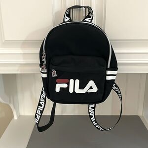 FILA Small Black Backpack NWOT